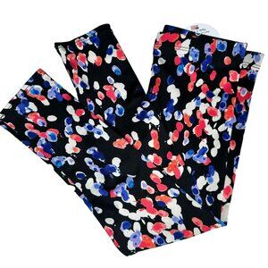 Dot Dot Smile Toddler Black Red White Blue Splotches Leggings Size 3/4 NWT